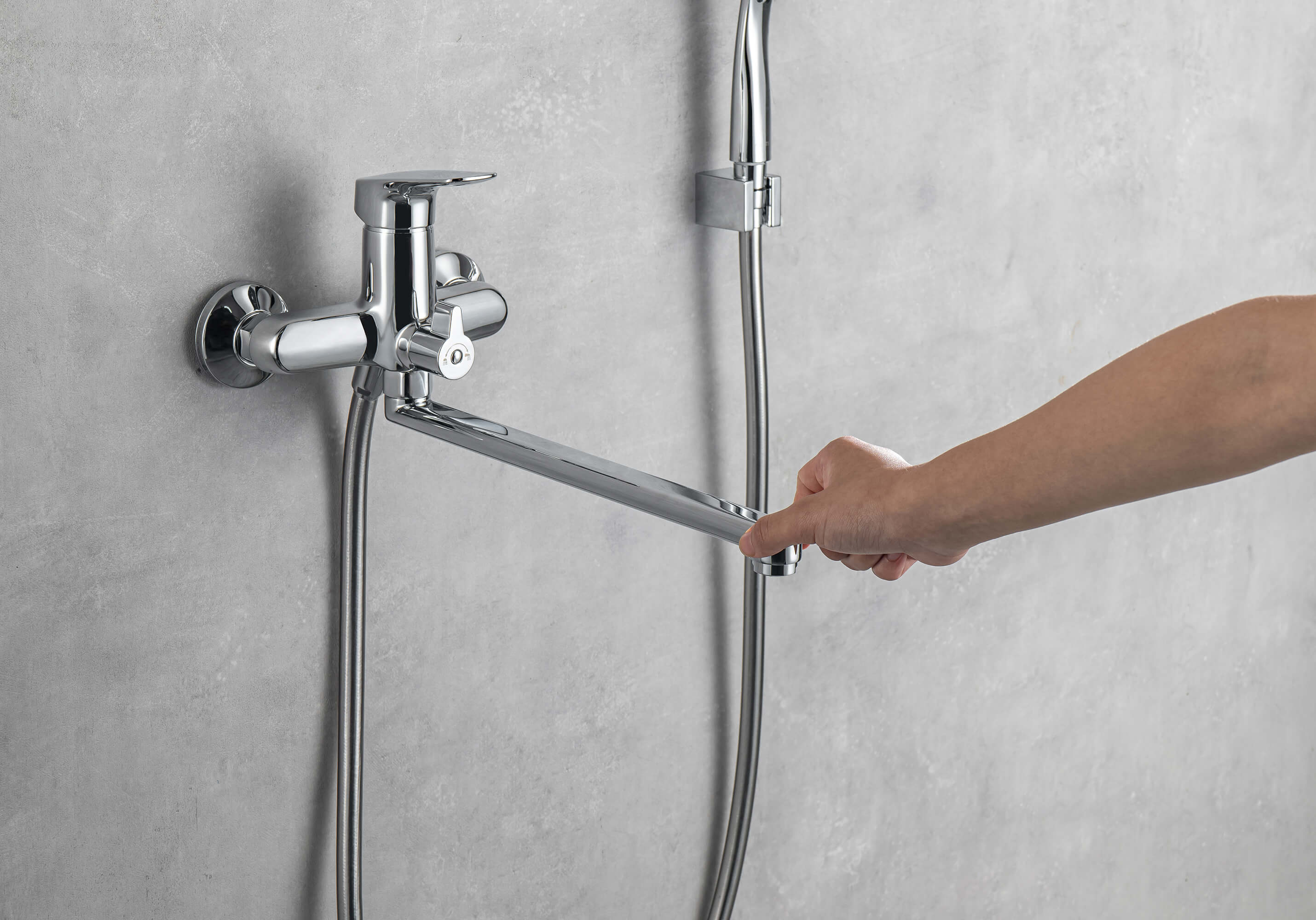 Комплект для душа Aquatek Вега AQ1033CR 2 в 1 AQ1042CR+AQ2011CR — фото 8