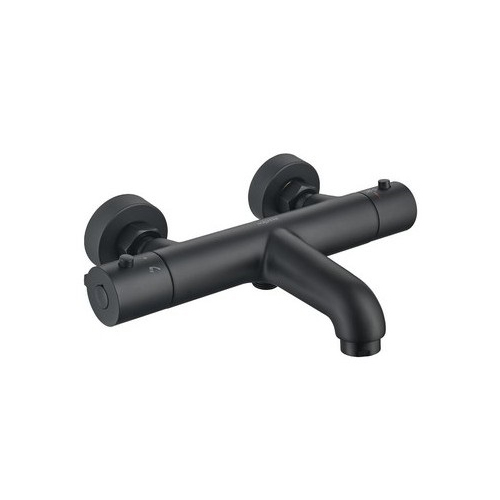 AQUATEK Термостатический смеситель для ванны AQUATEK, матовый черный AQ1043MB