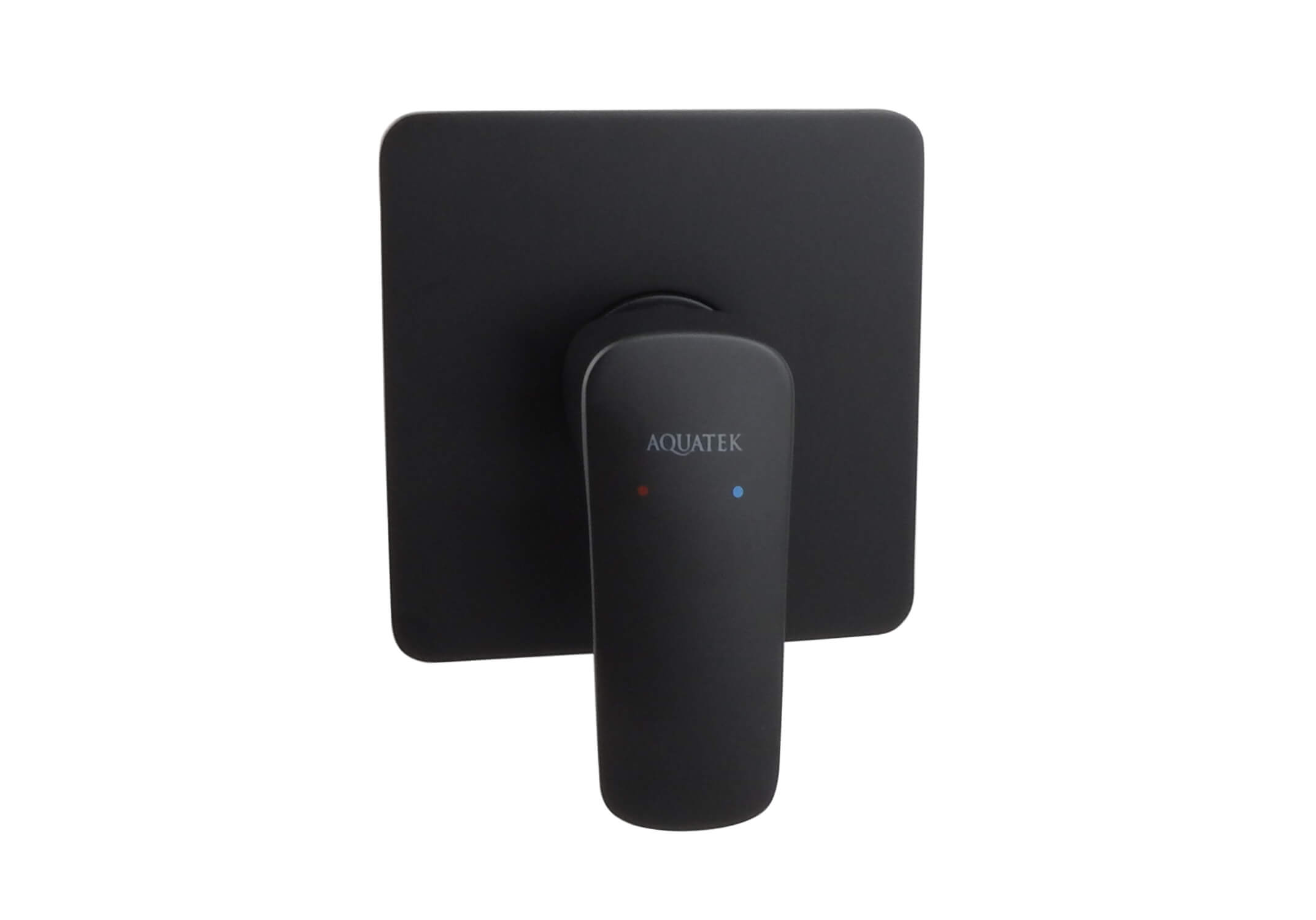 Смеситель для душа AQUATEK (внешняя и скрытая часть), матовый черный AQ1066MB Вега — фото 2