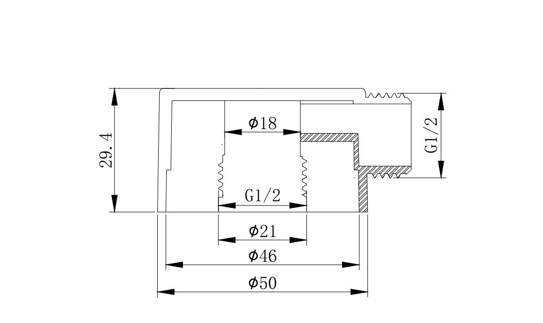 Комплект для душа Aquatek Вега AQ1073MB 4 в 1 AQ1046MB+AQ2071MB+AQ2454MB+AQ2010MB — фото 11