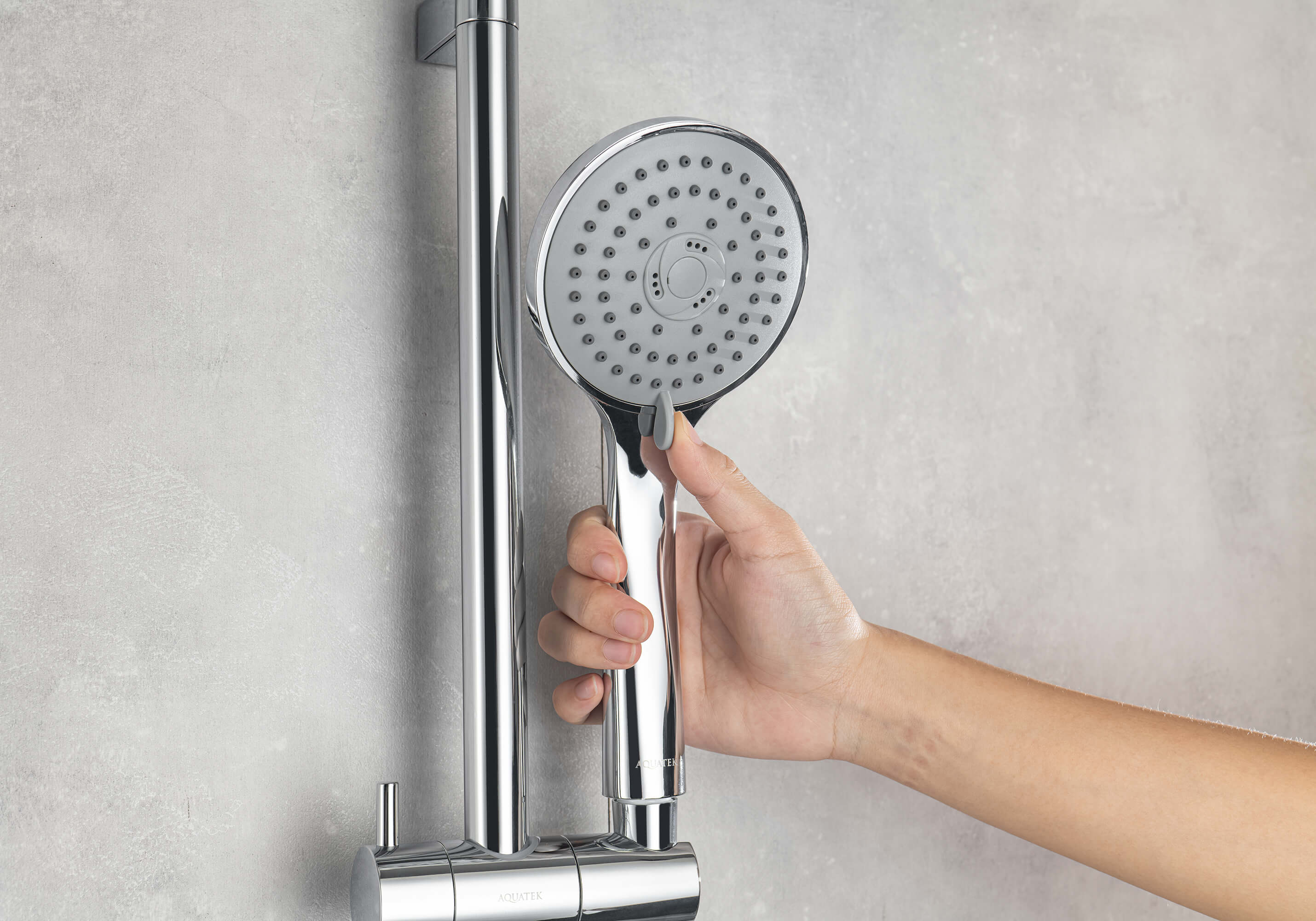 Комплект для душа Aquatek Вега AQ1074CR 4 в 1 AQ1046CR+AQ2081CR+AQ2454CR+AQ2011CR — фото 10