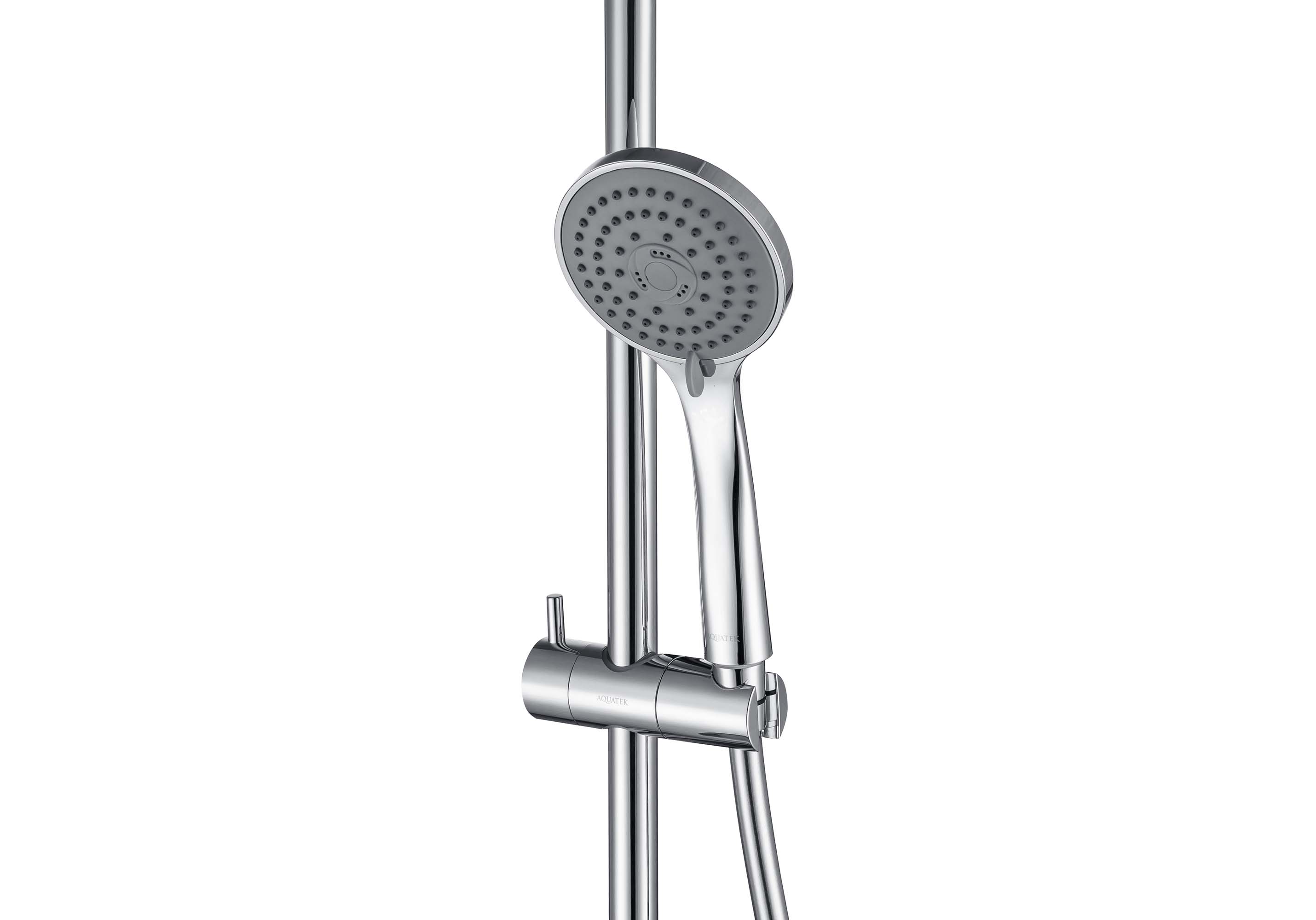 Комплект для душа Aquatek Вега AQ1074CR 4 в 1 AQ1046CR+AQ2081CR+AQ2454CR+AQ2011CR — фото 7
