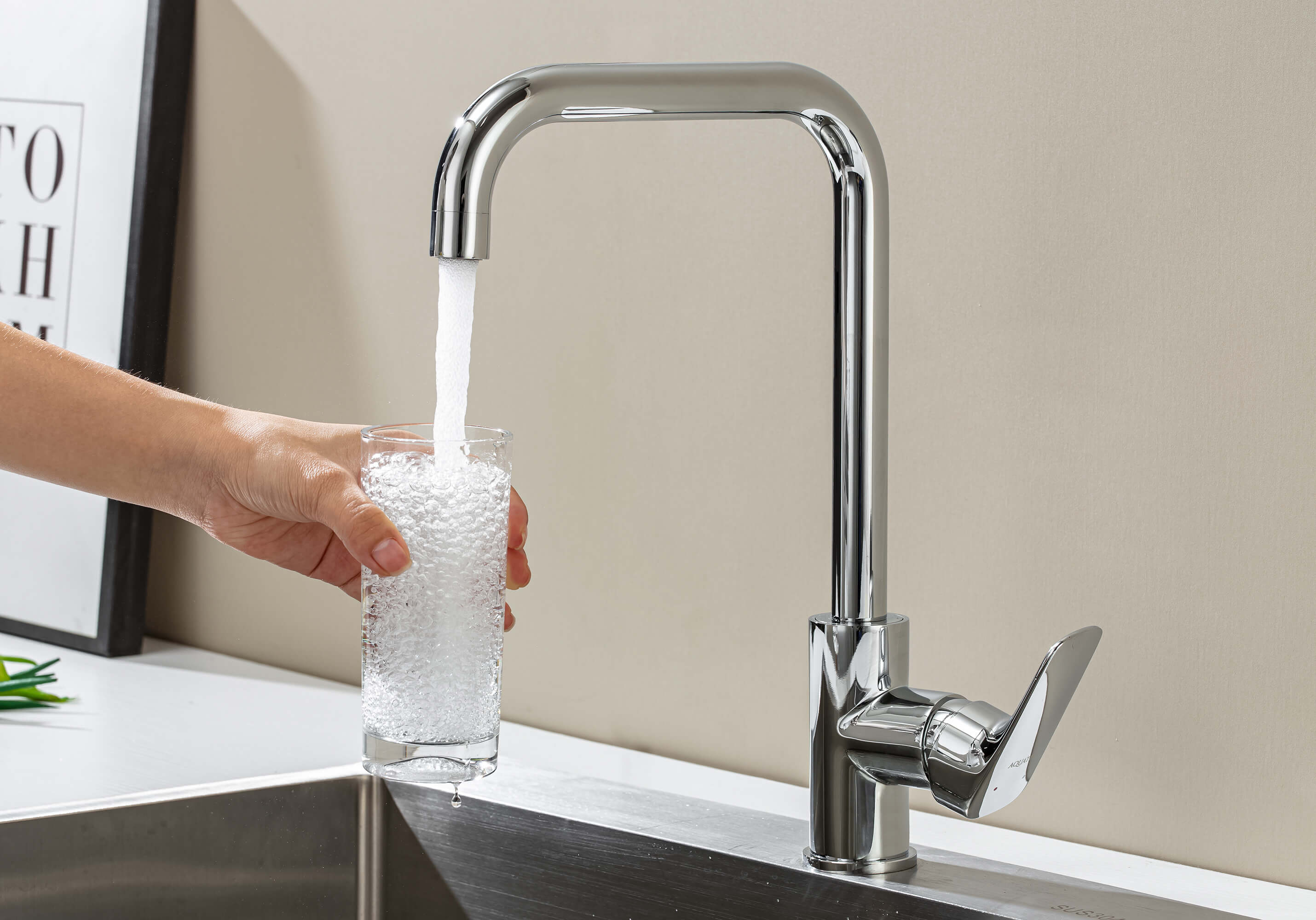 Смеситель для кухни AQUATEK (квадратный излив) AQ1081CR Вега — фото 8