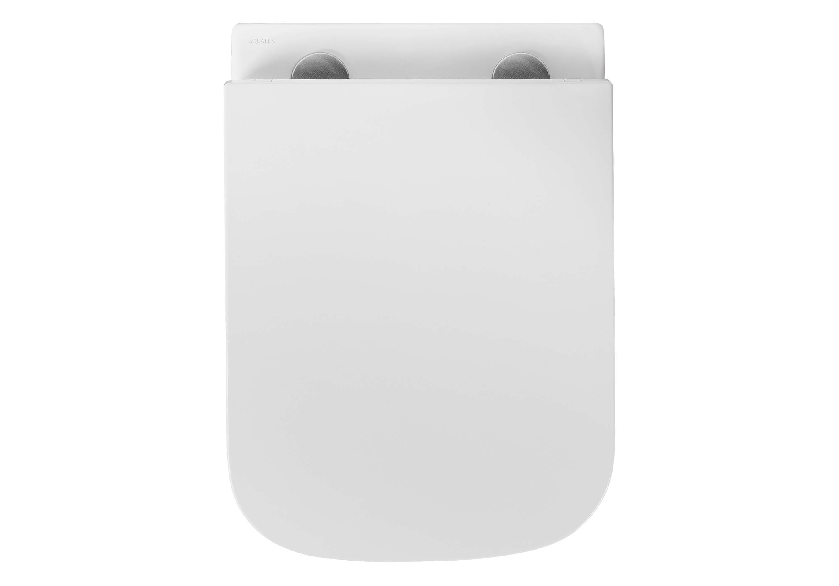 Унитаз подвесной безободковый Aquatek ЛИРА AQ1155-00 490*365*20 с сиденьем с механизмом плавного закрытия — фото 7