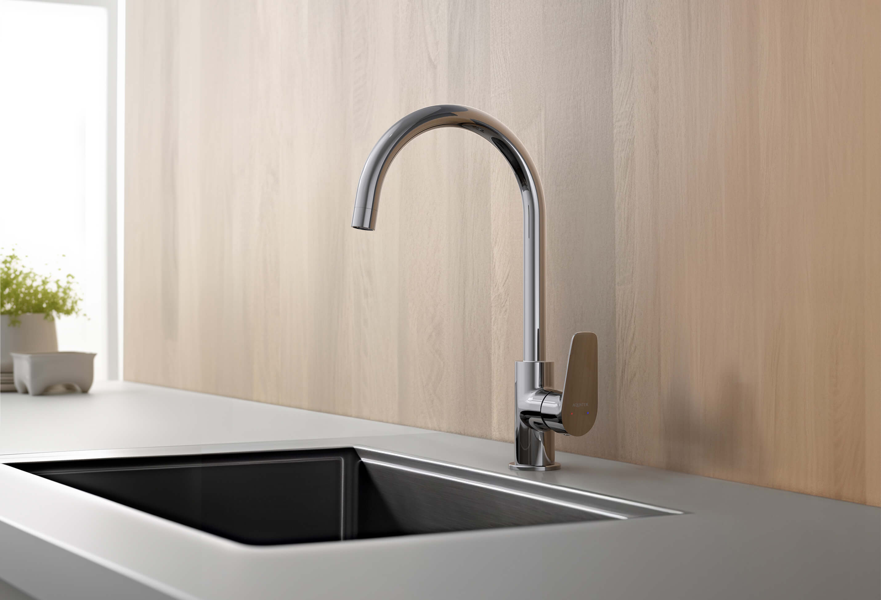 Смеситель для кухни AQUATEK AQ1182CR Бетта — фото 5