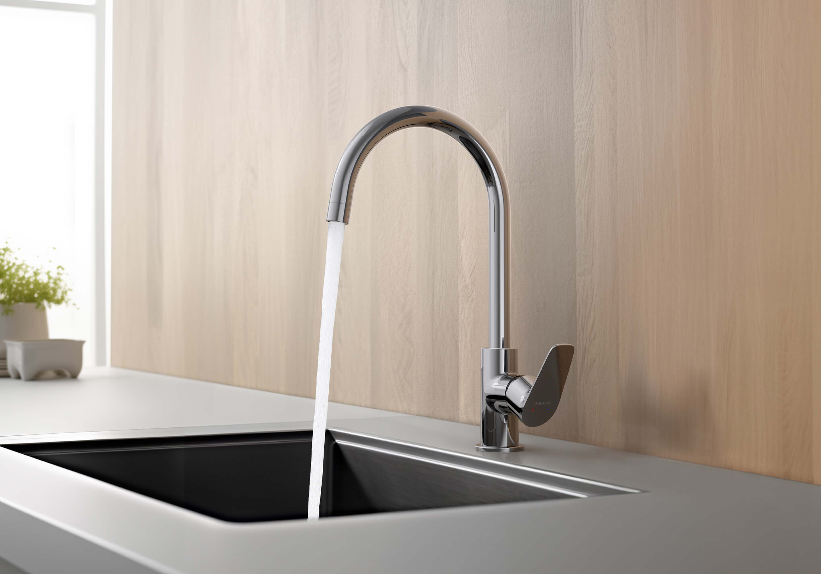 Смеситель для кухни AQUATEK AQ1182CR Бетта — фото 6