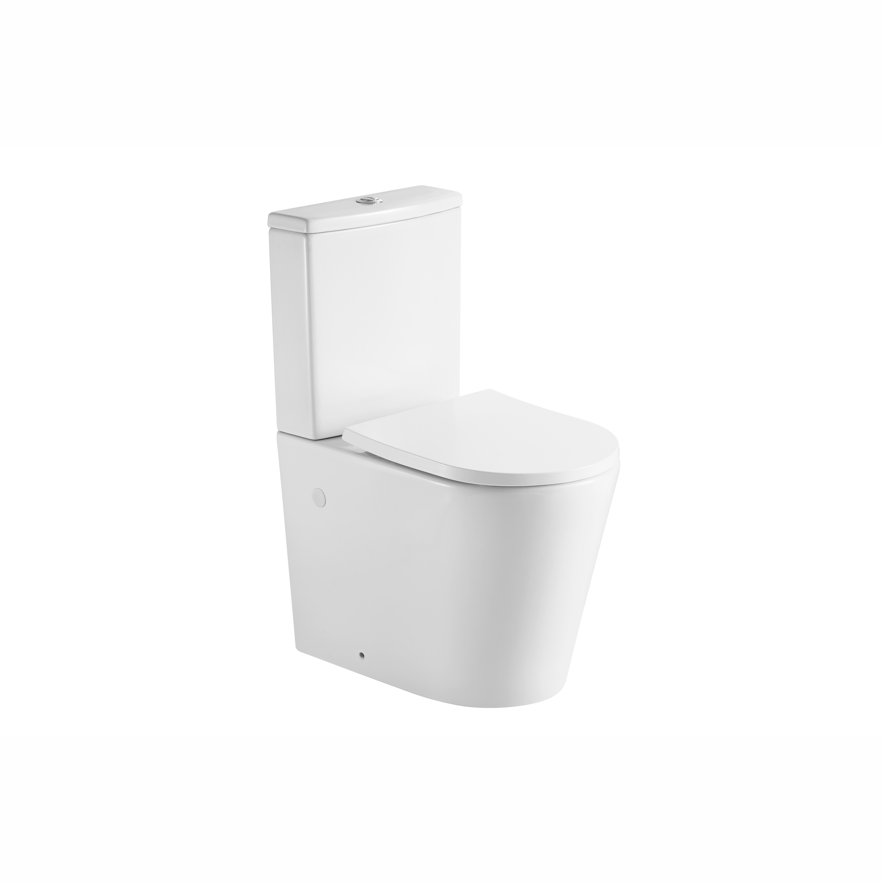 AQUATEK Унитаз-компакт напольный безободковый с бачком AQUATEK ОБЕРОН AQ1273ST-00 600*380*810 мм, смыв ТОРНАДО, горизонтальный выпуск, тонкое сиденье с механизмом плавного закрывания, крепеж