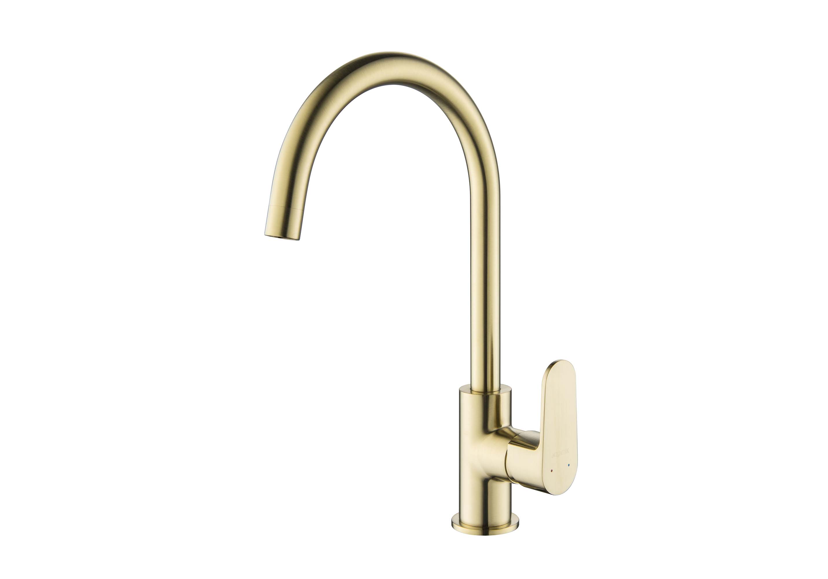 Смеситель для кухни AQUATEK, шлиф.золото AQ1282BG Оберон — фото 11