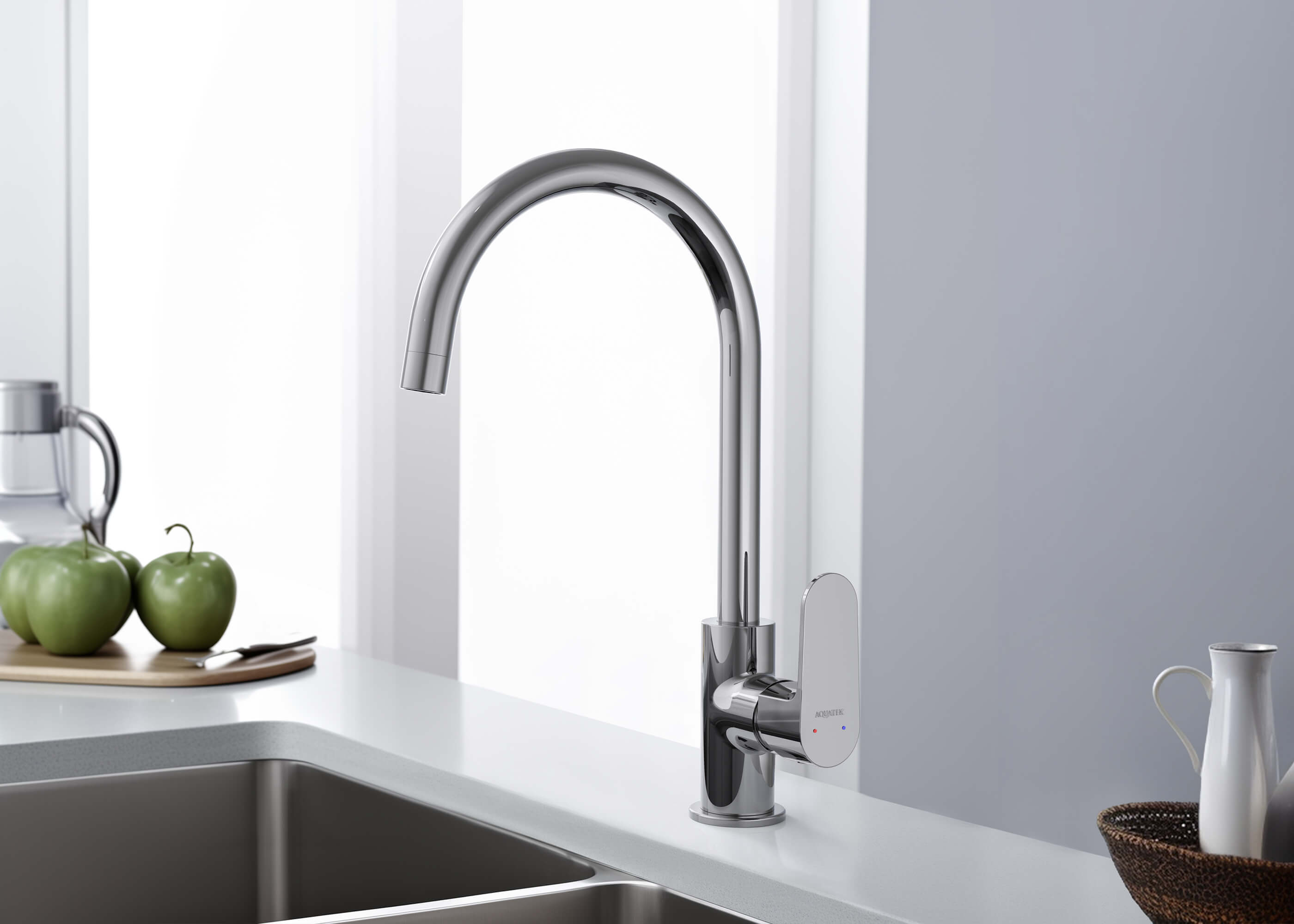 Смеситель для кухни AQUATEK AQ1282CR Оберон — фото 3