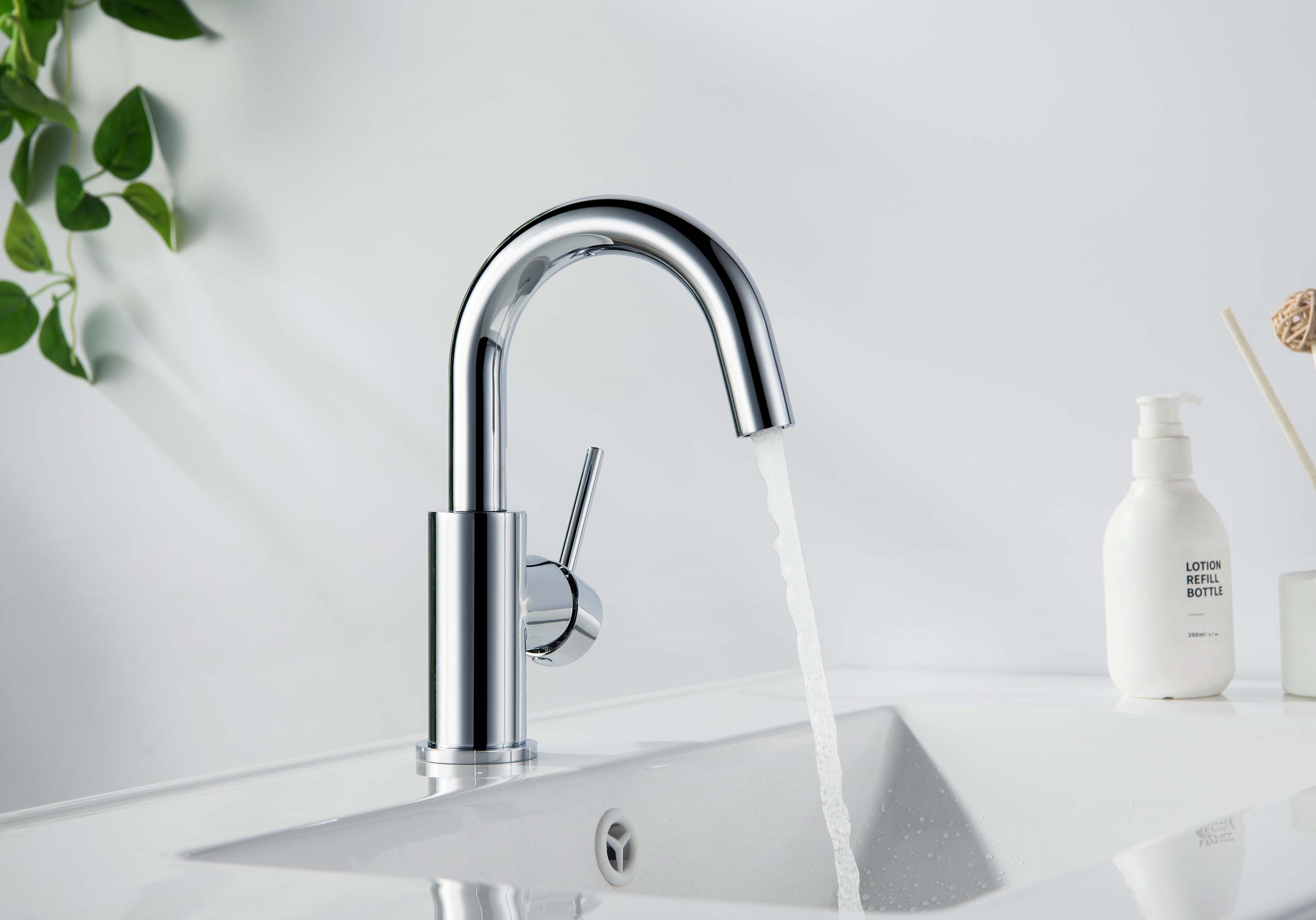 Смеситель для раковины, без донного клапана AQUATEK AQ1307CR Европа — фото 13