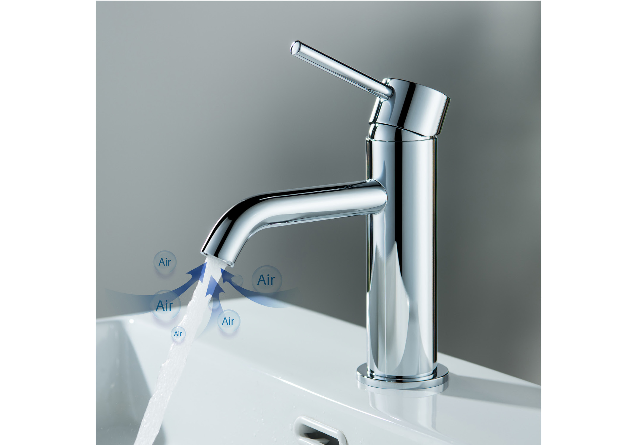 Смеситель для раковины 89, без донного клапана AQUATEK AQ1310CR Европа — фото 5