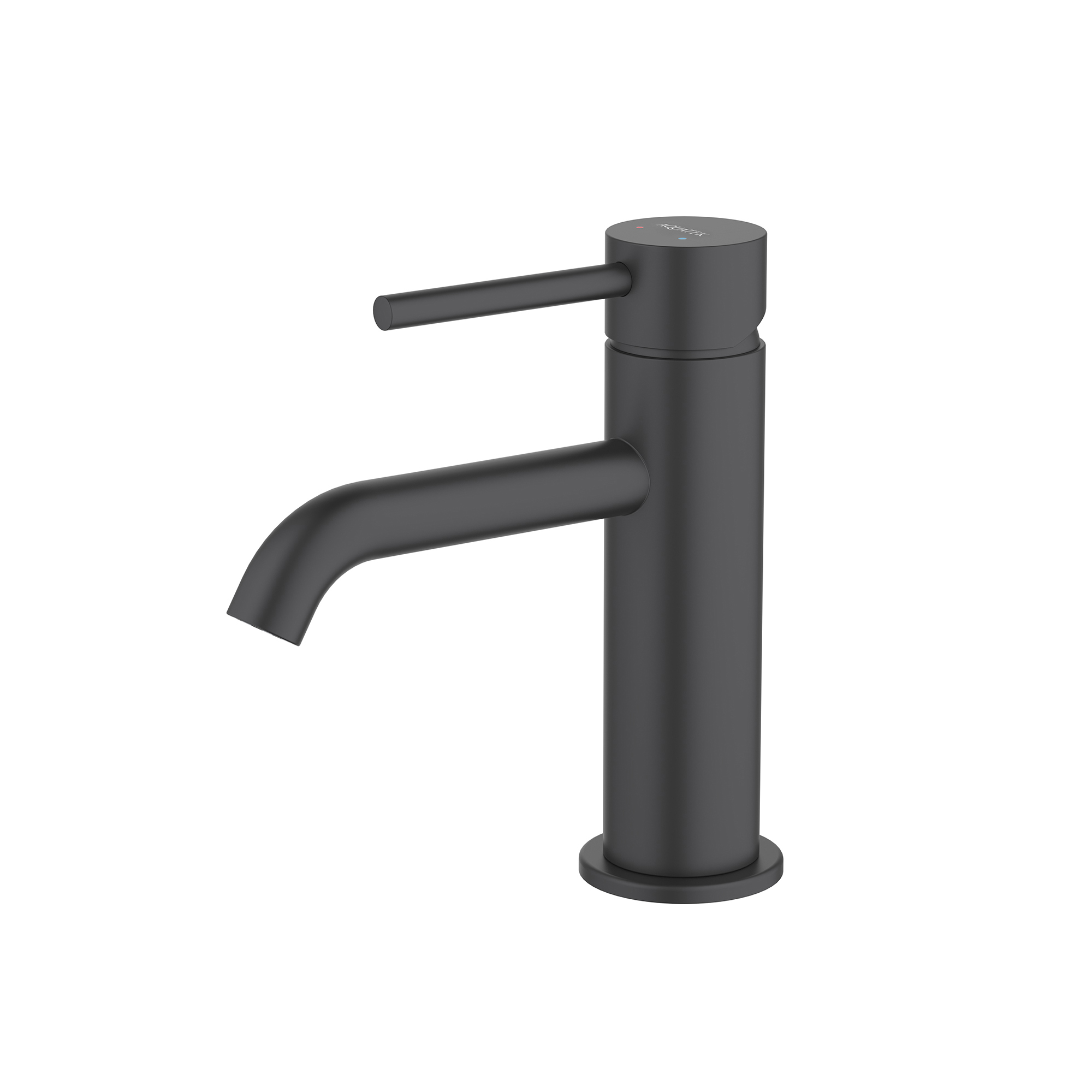 AQUATEK Смеситель для раковины 89, без донного клапана AQUATEK, матовый черный AQ1310MB Европа