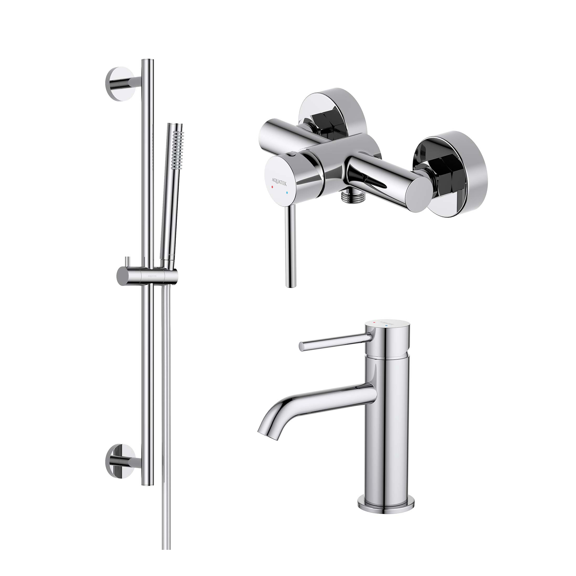 AQUATEK Комплект для ванны Aquatek Европа AQ1331CR 3 в 1 AQ1310CR+AQ1360CR+AQ2012CR