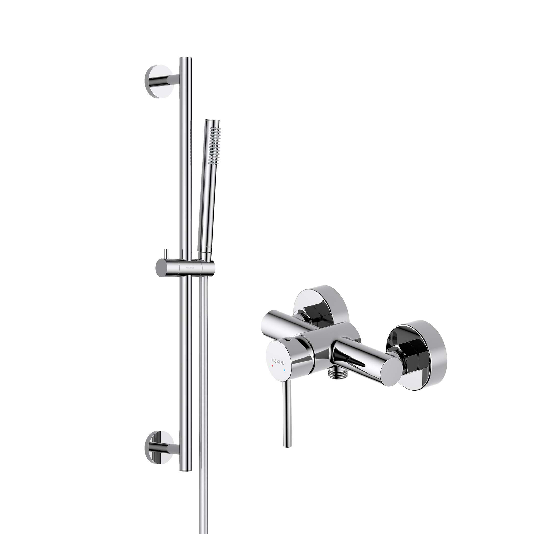 AQUATEK Комплект для душа Aquatek Европа AQ1332CR 2 в 1 AQ1360CR+AQ2012CR