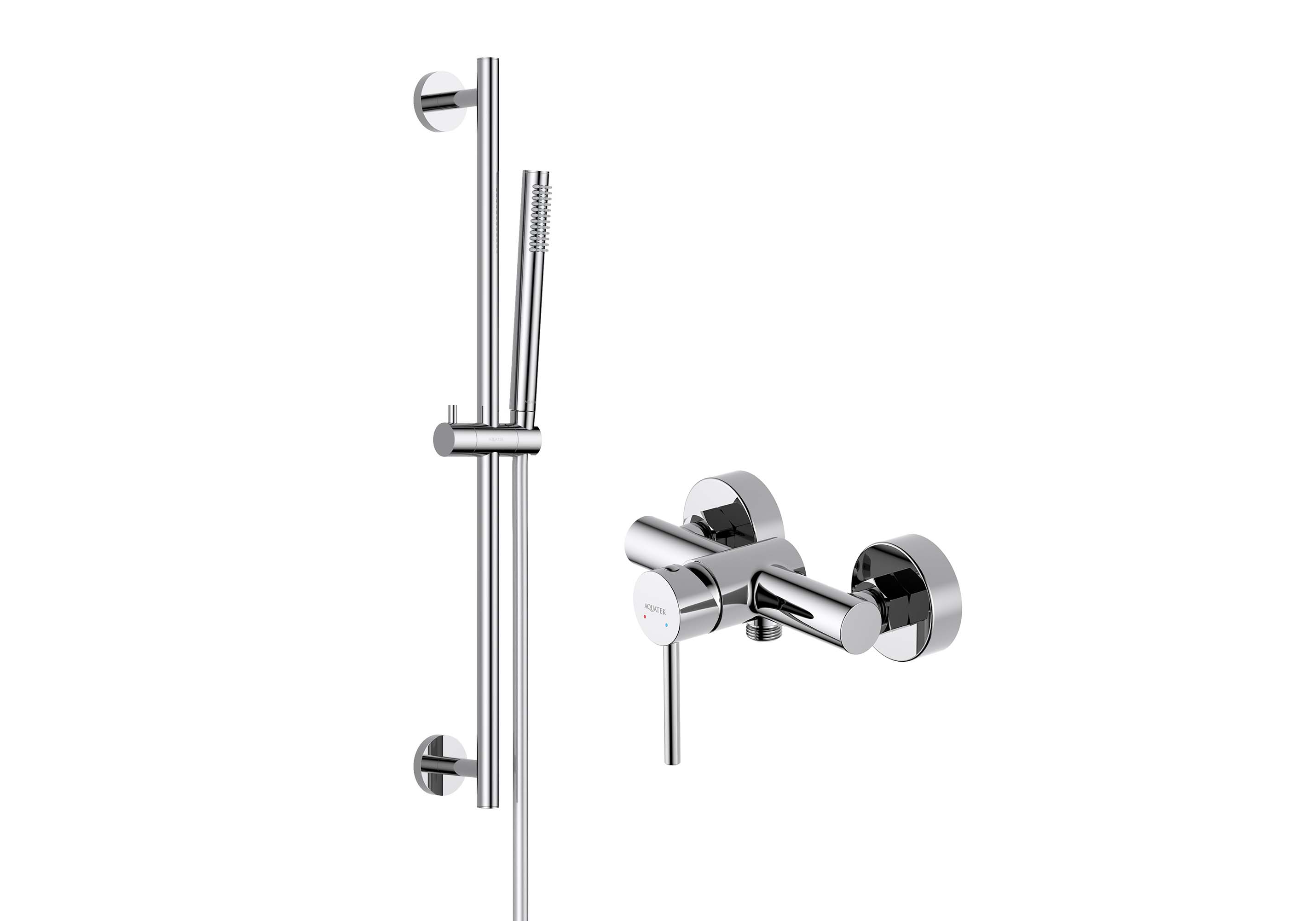 Комплект для душа Aquatek Европа AQ1332CR 2 в 1 AQ1360CR+AQ2012CR — фото 2