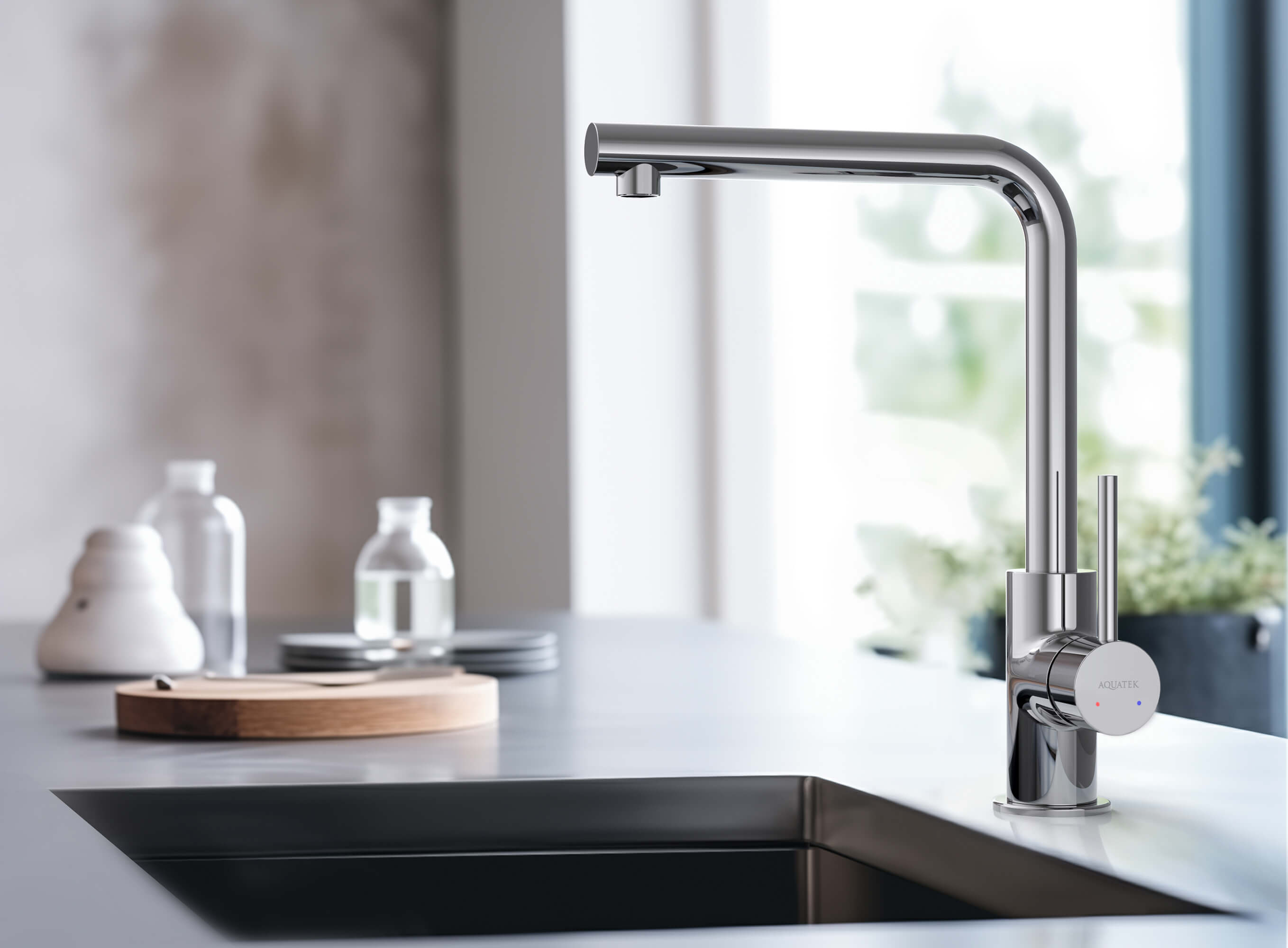 Смеситель для кухни AQUATEK AQ1380CR Европа — фото 5