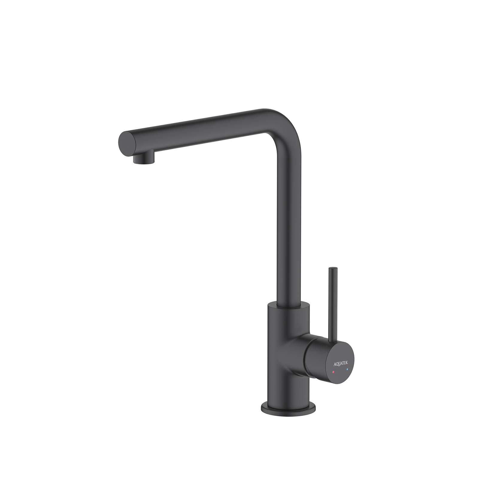 AQUATEK Смеситель для кухни AQUATEK, матовый черный AQ1380MB Европа