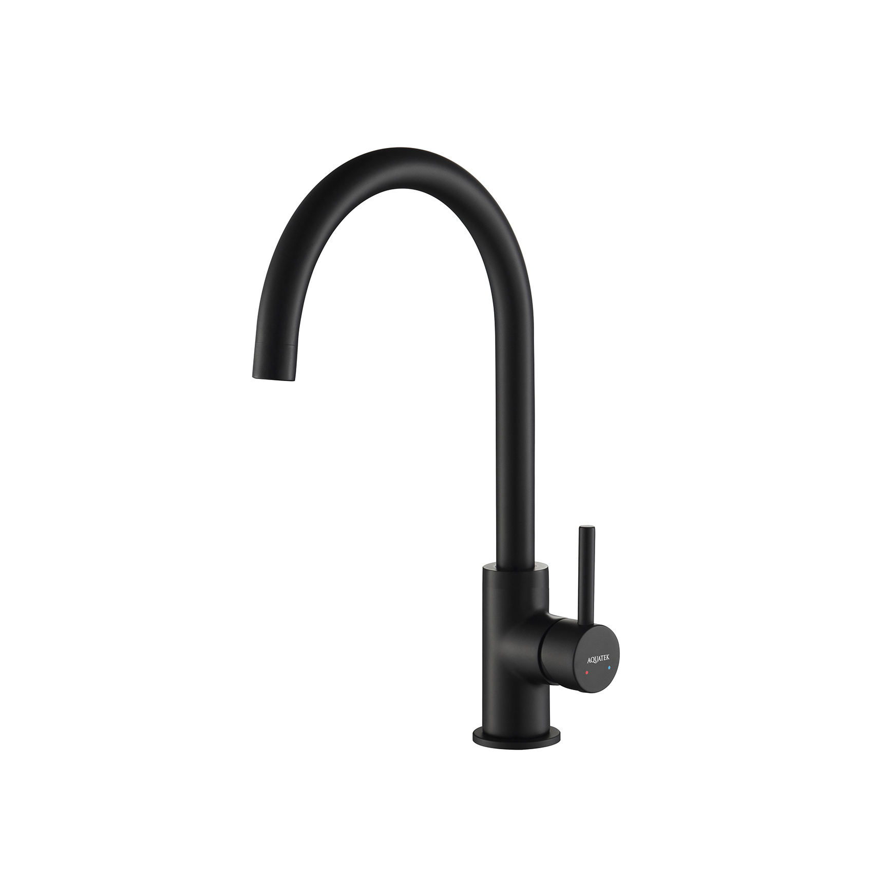 AQUATEK Смеситель для кухни AQUATEK, матовый черный AQ1382MB Европа