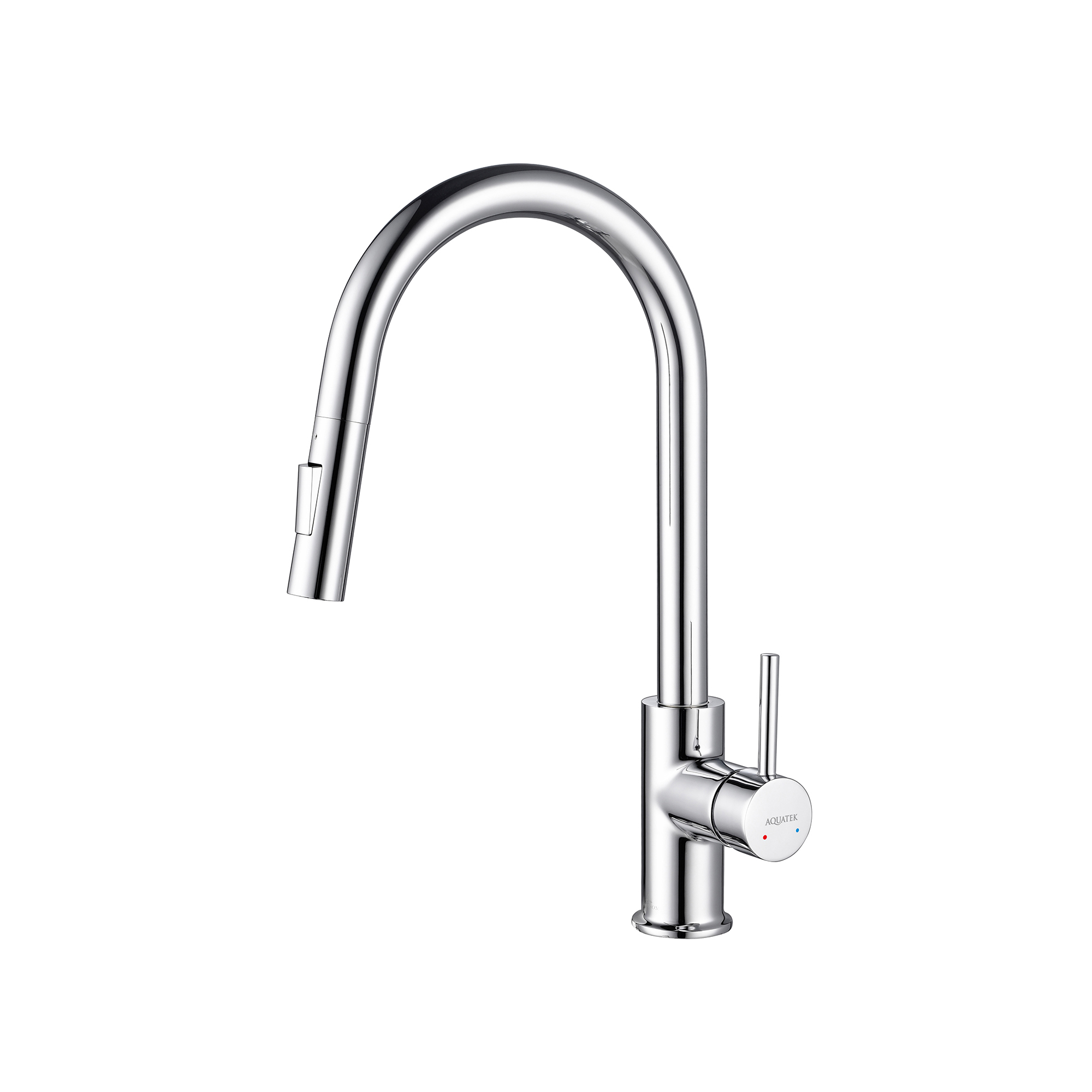 AQUATEK Смеситель для кухни с вытяжным изливом 2 режима AQUATEK AQ1384CR Европа