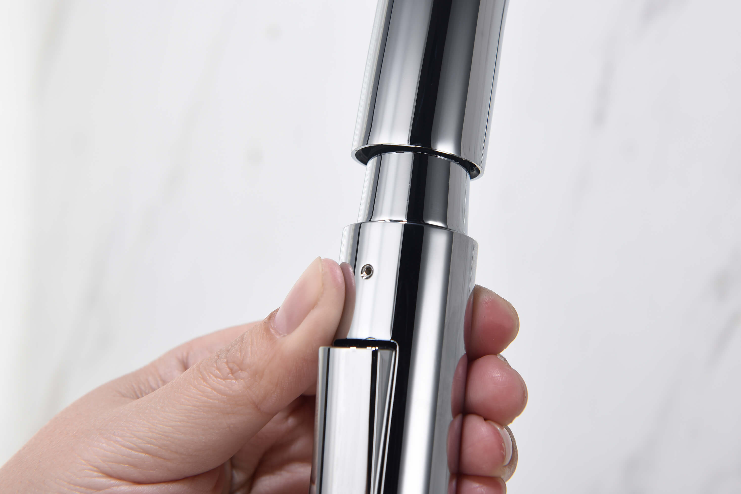 Смеситель для кухни с вытяжным изливом 2 режима AQUATEK AQ1384CR Европа — фото 5