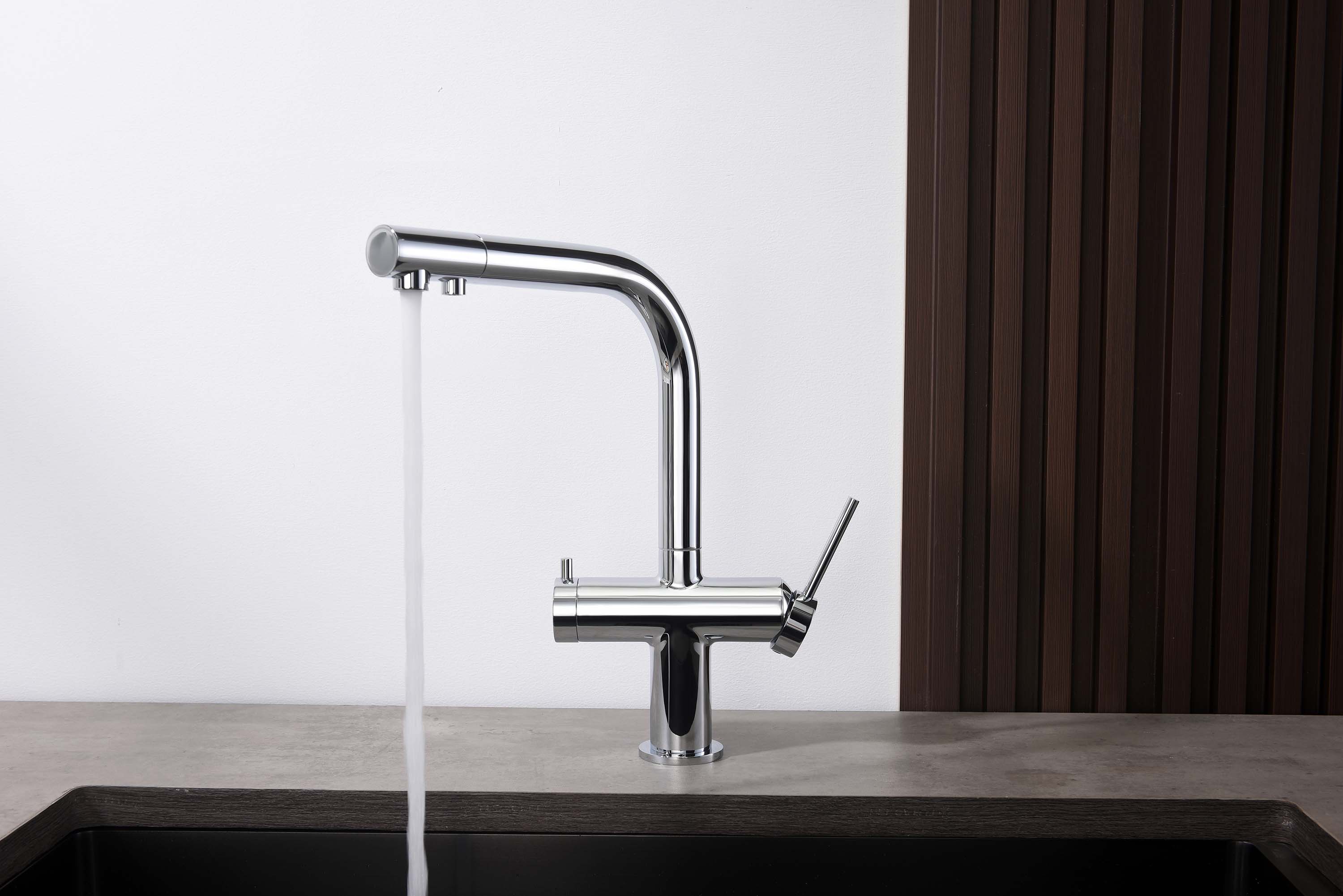 Смеситель для кухни с подключением к фильтру питьевой воды AQUATEK AQ1385CR Европа — фото 4