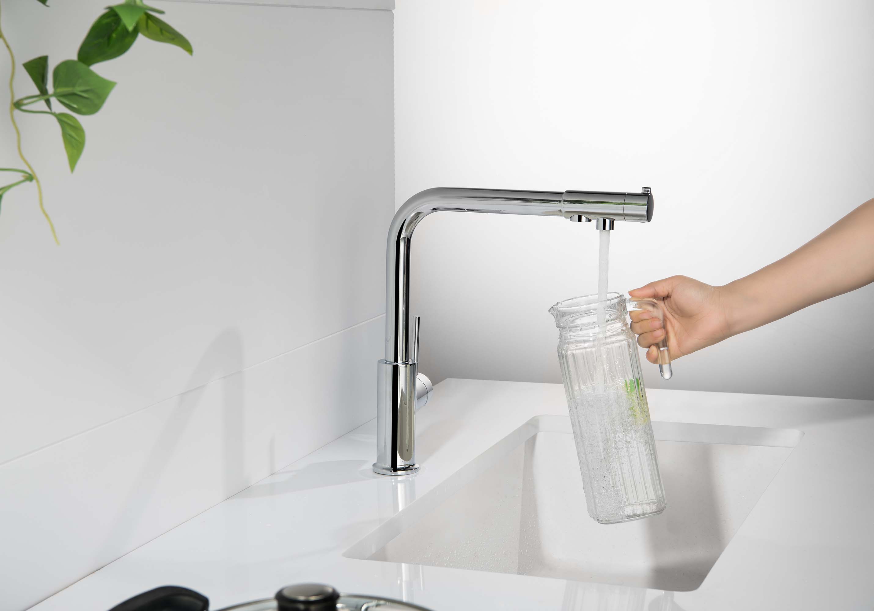 Смеситель для кухни с подключением к фильтру питьевой воды AQUATEK AQ1386CR Европа — фото 3