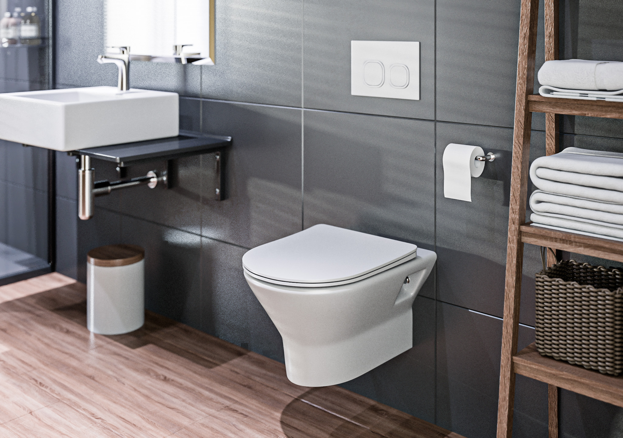 BAS Унитаз подвесной серия COMPACT