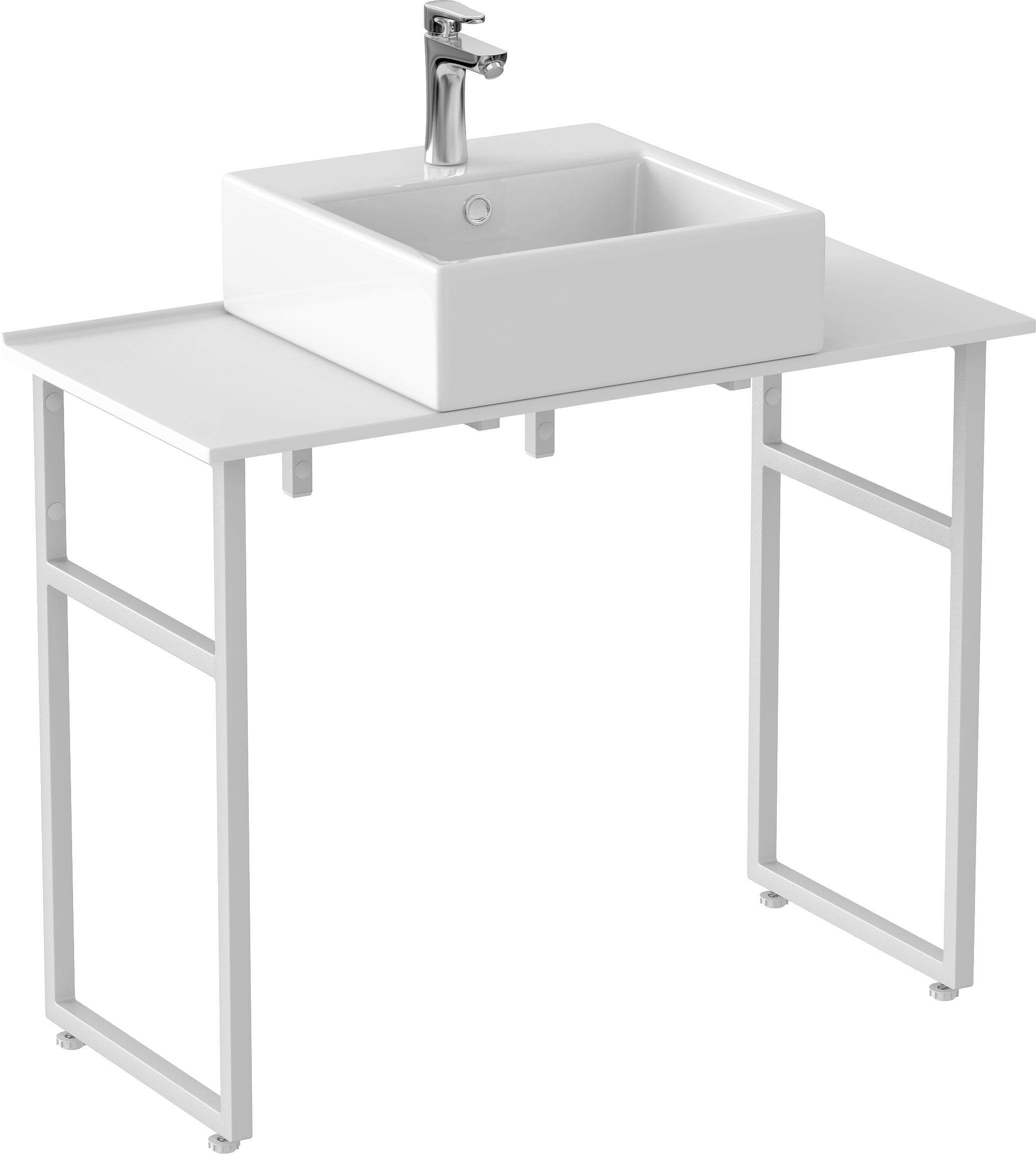 BAS Белая 600 х 470/ 800 х 470/ 1000 х 470/ 1200 х 470 мм