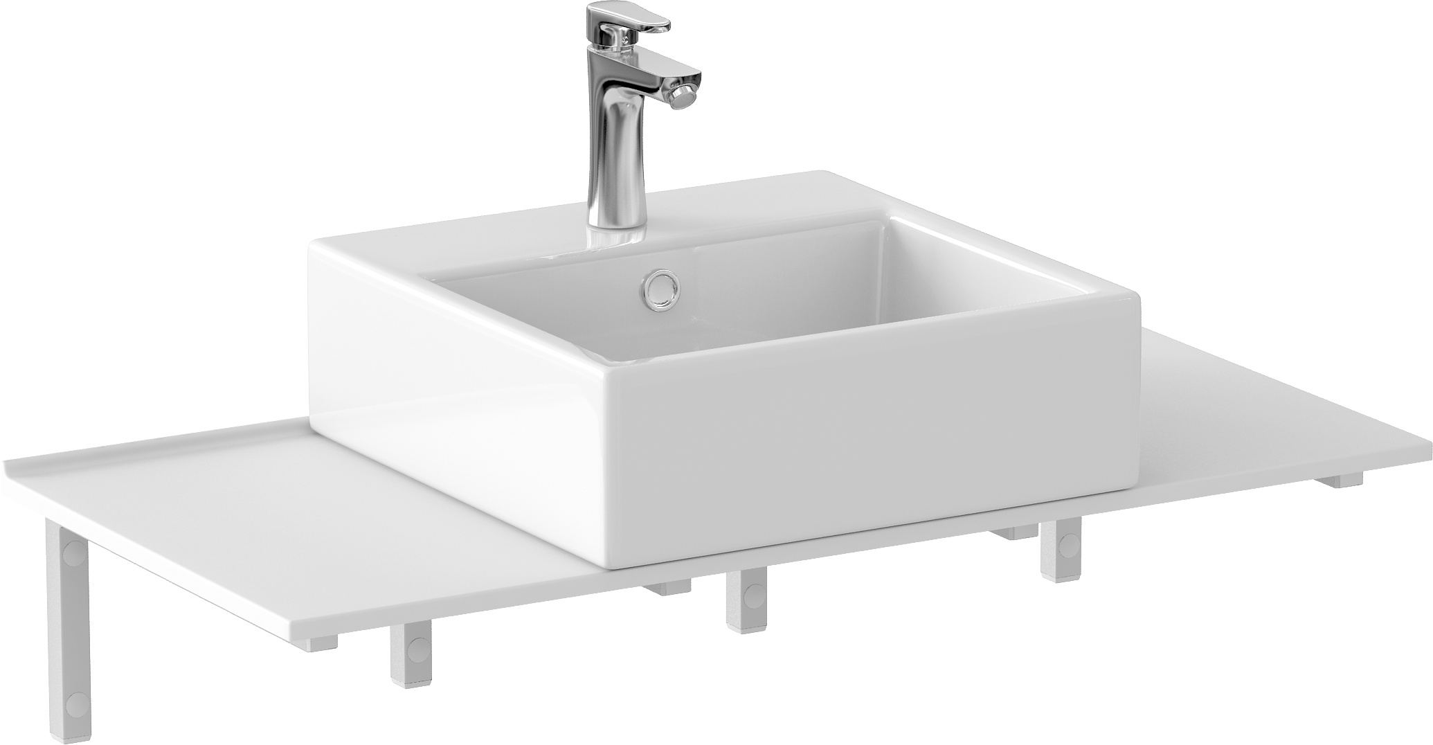 BAS Белая 600 х 470/ 800 х 470/ 1000 х 470/ 1200 х 470 мм