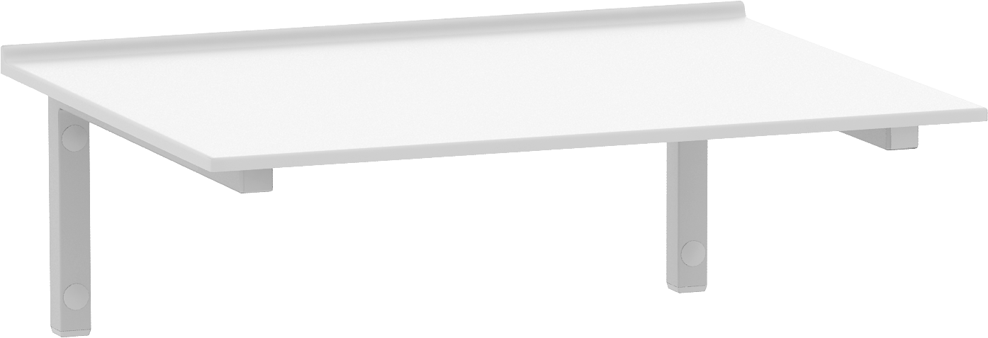 Белая 600 х 470/ 800 х 470/ 1000 х 470/ 1200 х 470 мм — фото 2