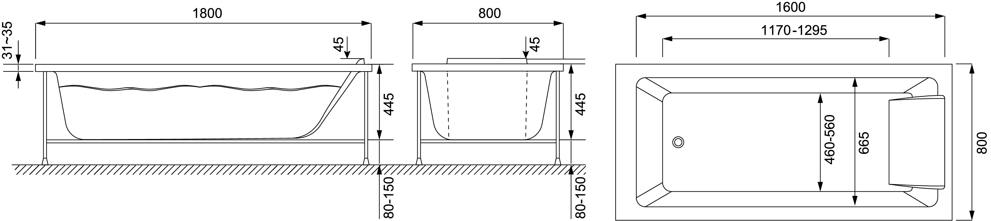 Ванна акриловая Sofa — фото 7